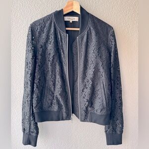 DVF Lace Bomber Jacket